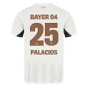 Original Fußballtrikot Bayer 04 Leverkusen Exequiel Palacios 25 Auswärtstrikot 2024-25 Für Herren